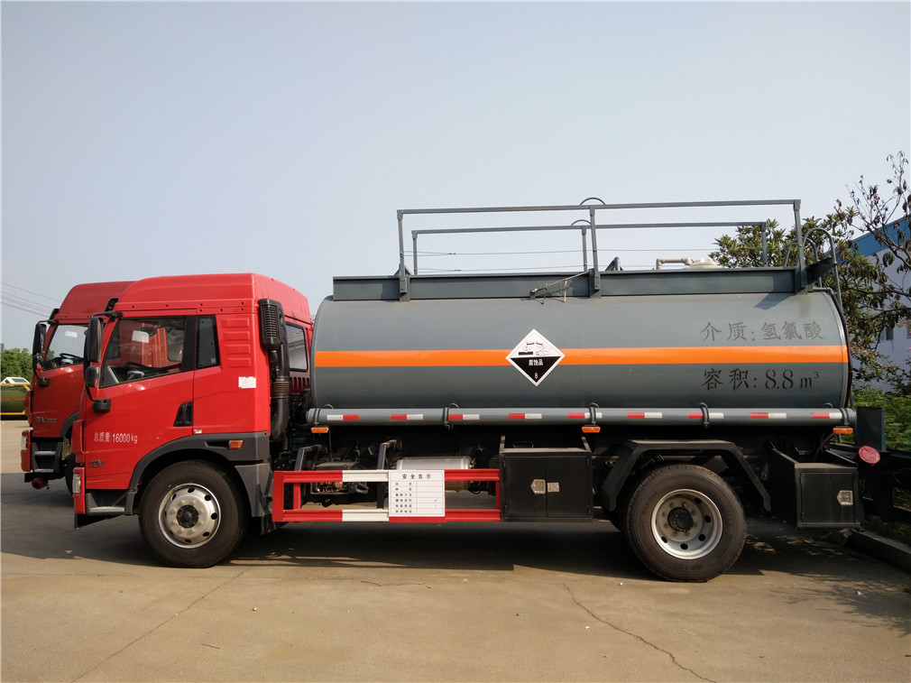 Veículo de transporte de veículos de mercadorias inflamáveis e corrosivas Jiefanglong V [10 cúbicos]