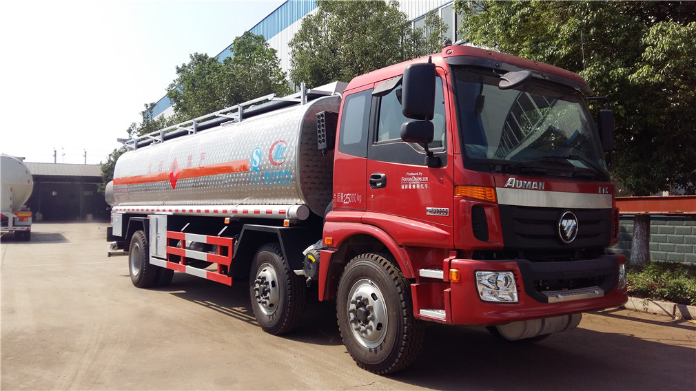 Veículo de Transporte de Petróleo Pequeno Triple-Axis de Futian Ouman [26 metros cúbicos] de Alumínio Aliado