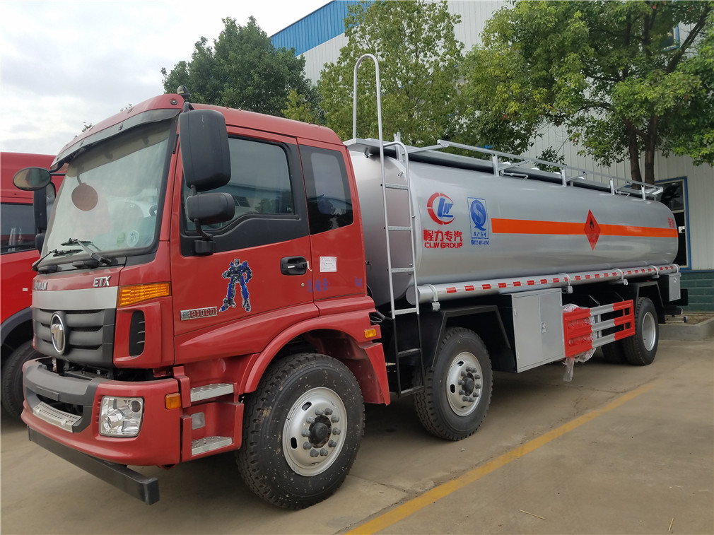 Veículo de Transporte de Petróleo Pequeno Triple-Axis de Futian Ouman [26 metros cúbicos] de Alumínio Aliado