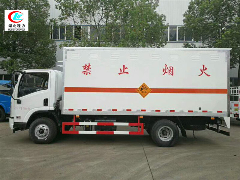 Veículo de transporte de gás inflamável tipo caixa de 5,1 metros do Shaanxi Auto Xuande [Classe II]