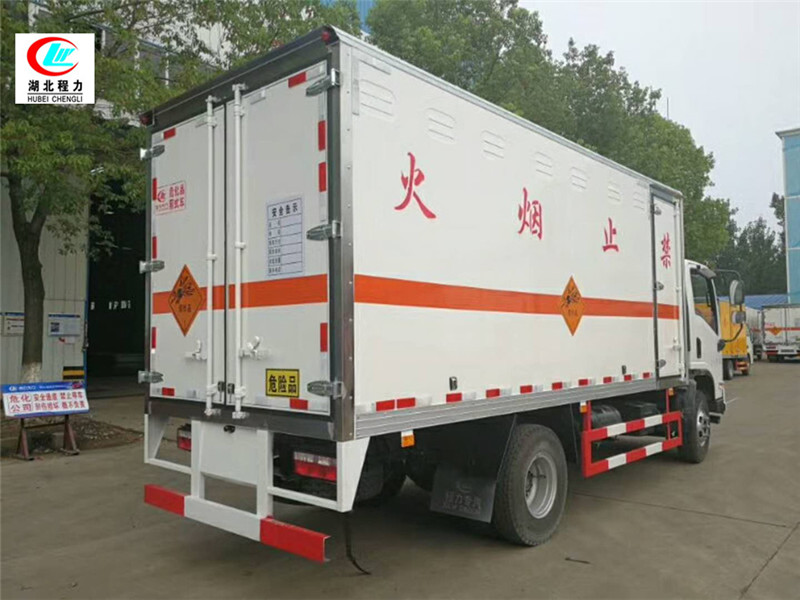 Veículo de transporte de gás inflamável tipo caixa de 5,1 metros do Shaanxi Auto Xuande [Classe II]