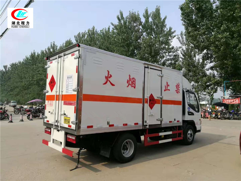 Veículo de transporte tipo caixa de materiais perigosos mistos de 4,2 metros Jianghuai [Categoria 9]