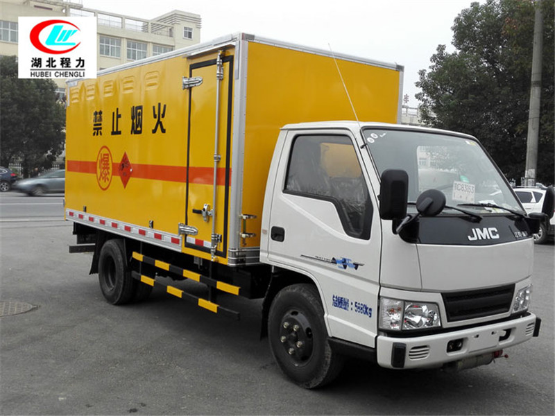 Veículo de transporte de gás combustível tipo caixa de 4.2 metros do Jiangling [Classe II, Placa Azul]