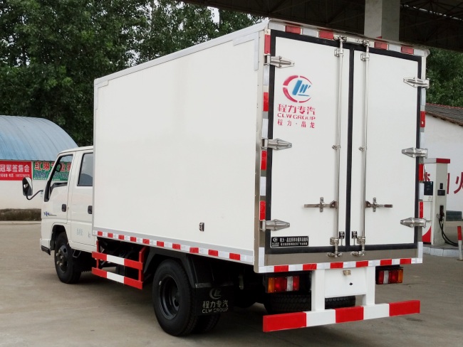 (Tamanho: 3,2 metros) Caminhão Refrigerado Jiangling Shunda Dupla Fileira