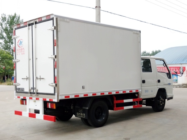 (Tamanho: 3,2 metros) Caminhão Refrigerado Jiangling Shunda Dupla Fileira