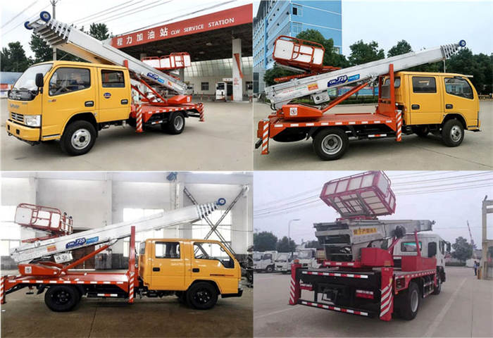 (28 - 33 metros, Rótulo Azul) Dongfeng Double-row · Caminhão Escorpião