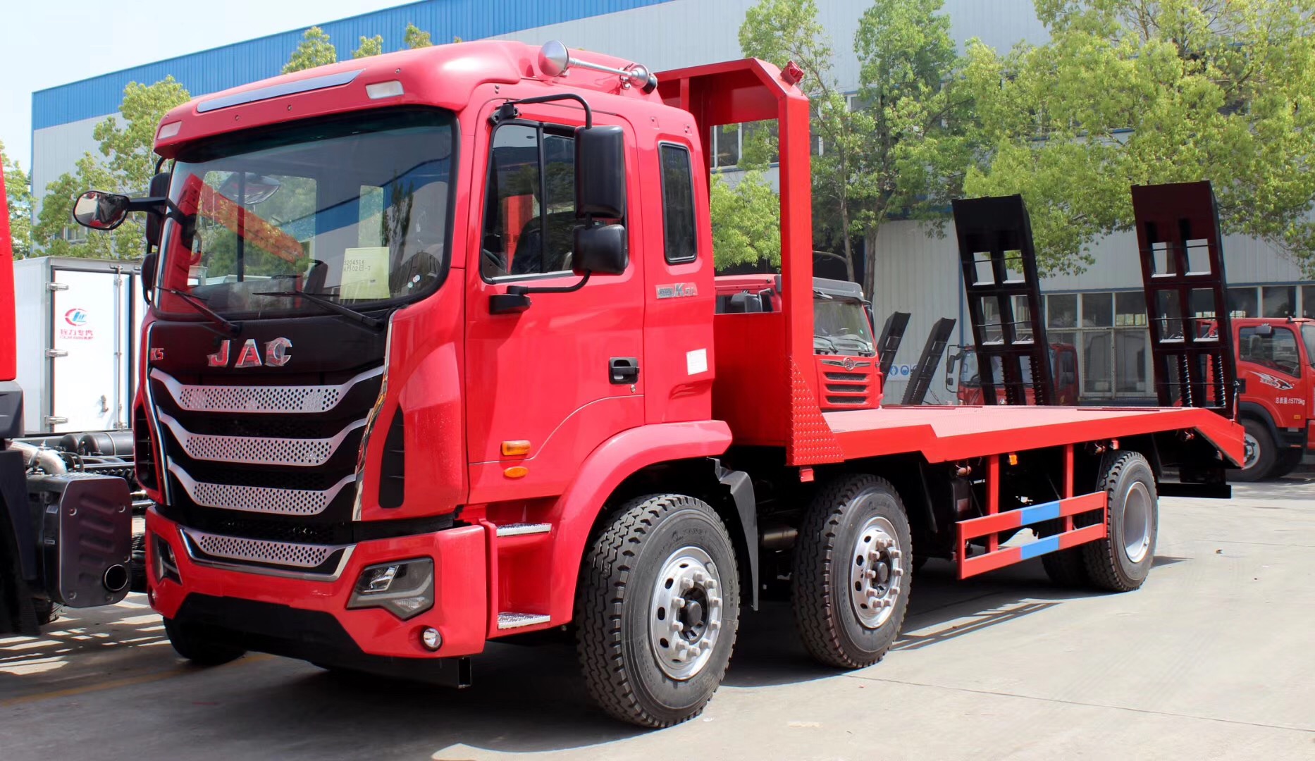 Caminhão pequeno de três eixos 6X2 para transporte de chão plano [15-25 toneladas]
