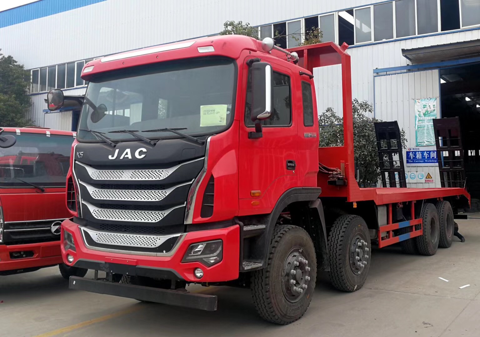 Veículo de transporte de chão plano de eixos 8X4 (20-40 toneladas)
