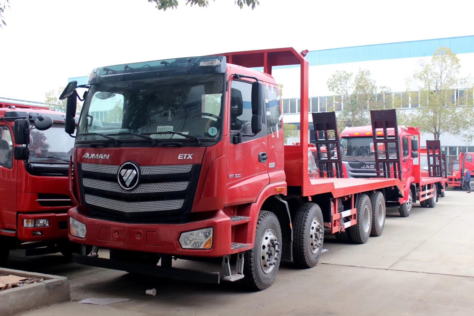 Veículo de transporte de chão plano de eixos 8X4 (20-40 toneladas)