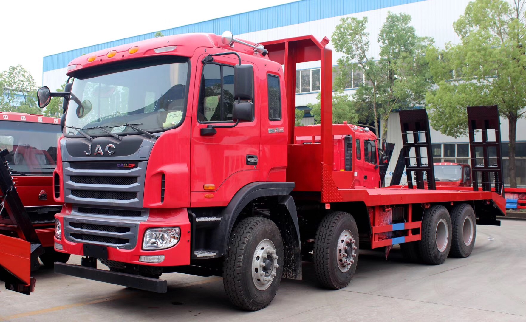 Veículo de transporte de chão plano de eixos 8X4 (20-40 toneladas)