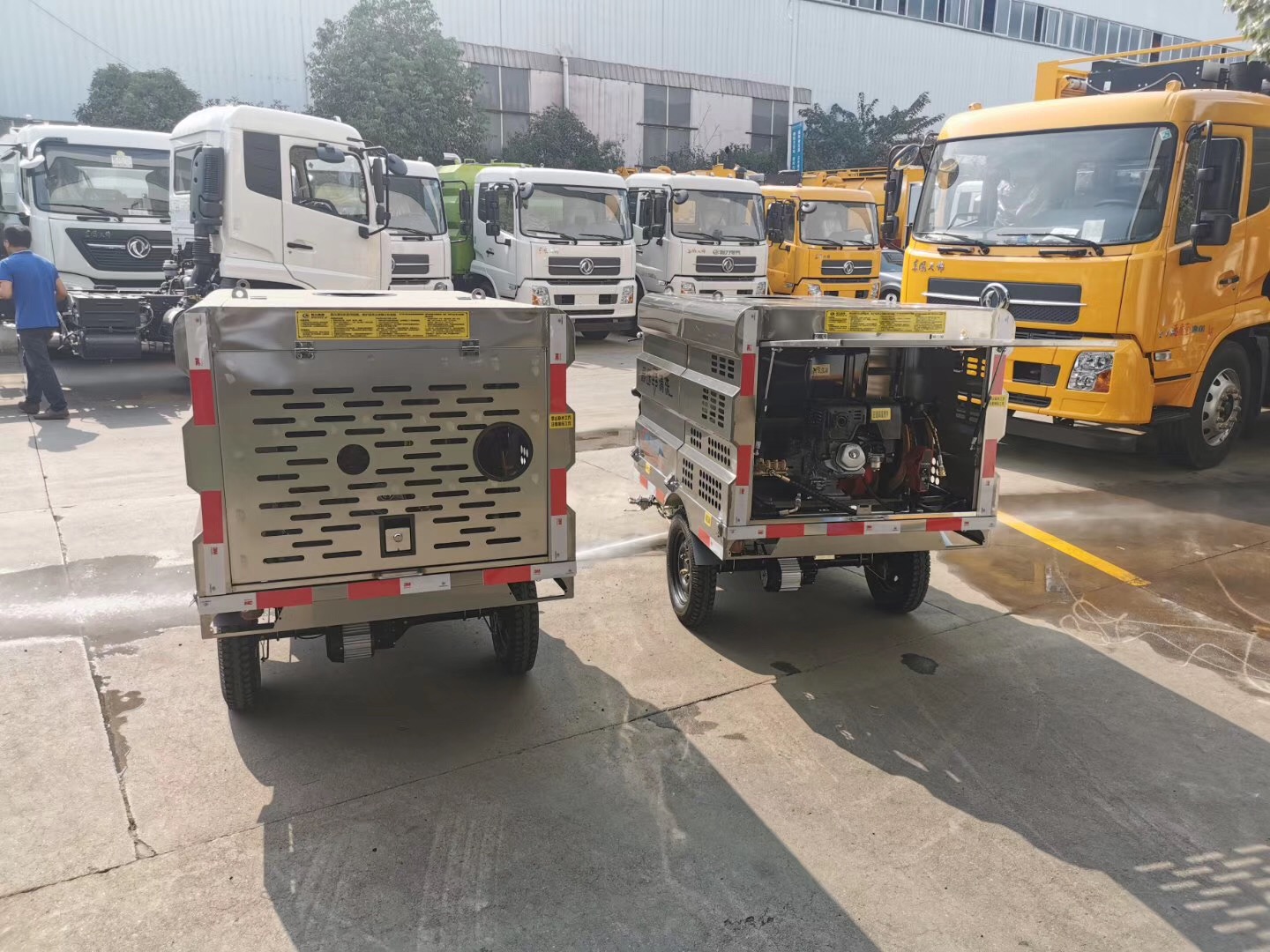 (600 litros) Veículo elétrico de limpeza triciclo