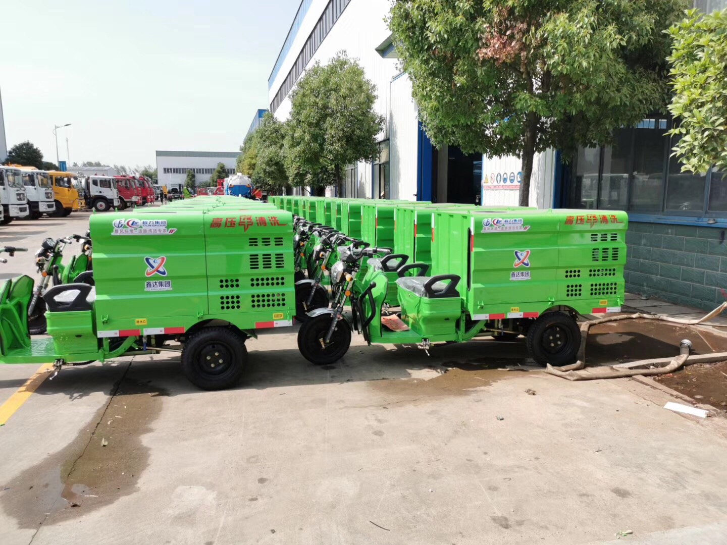 (600 litros) Veículo elétrico de limpeza triciclo