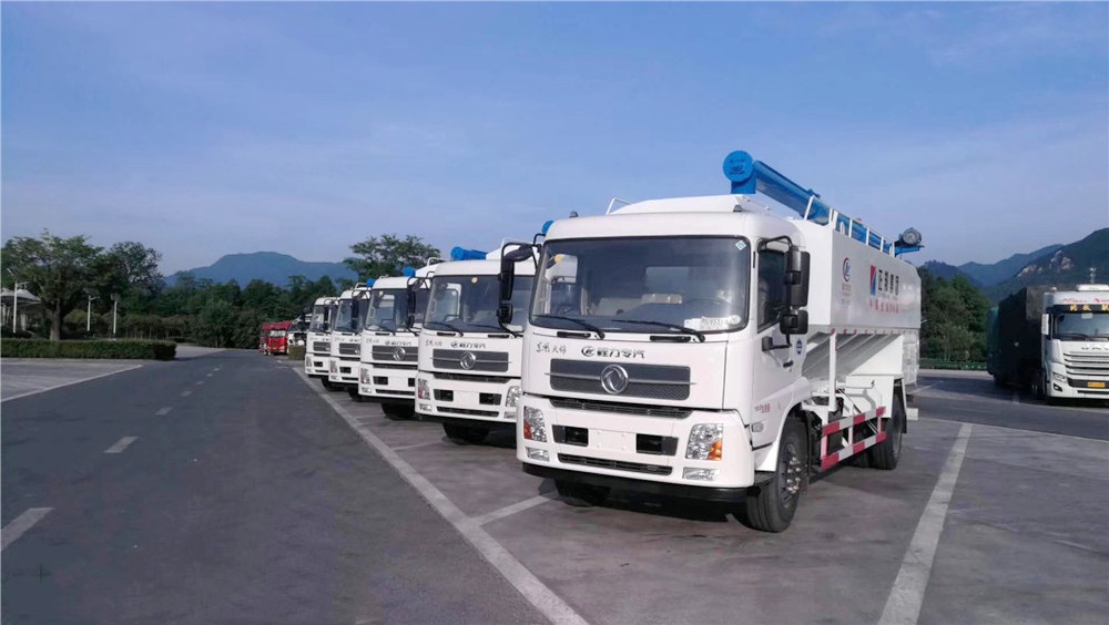 Veículo de transporte de alimentação em grão Dongfeng Tianjin [22 cúbicos]