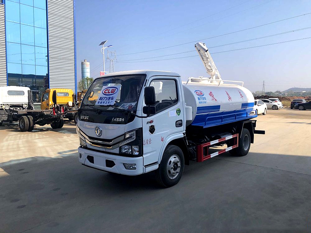 【5 Partes】 Veículo de Coleta de Esgoto Dongfeng D6