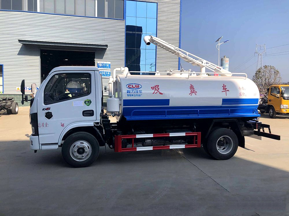 【5 Partes】 Veículo de Coleta de Esgoto Dongfeng D6