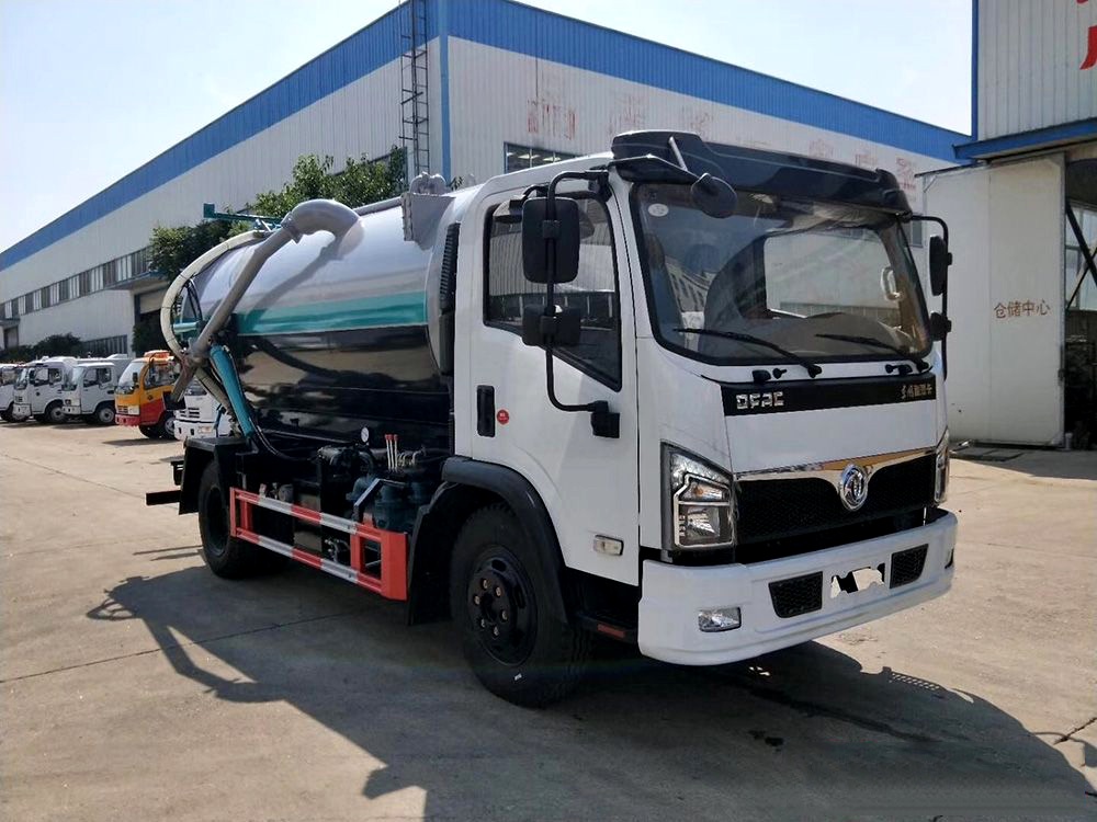 【8 Parties】 Veículo de Coleta de Esgoto Dongfeng D7