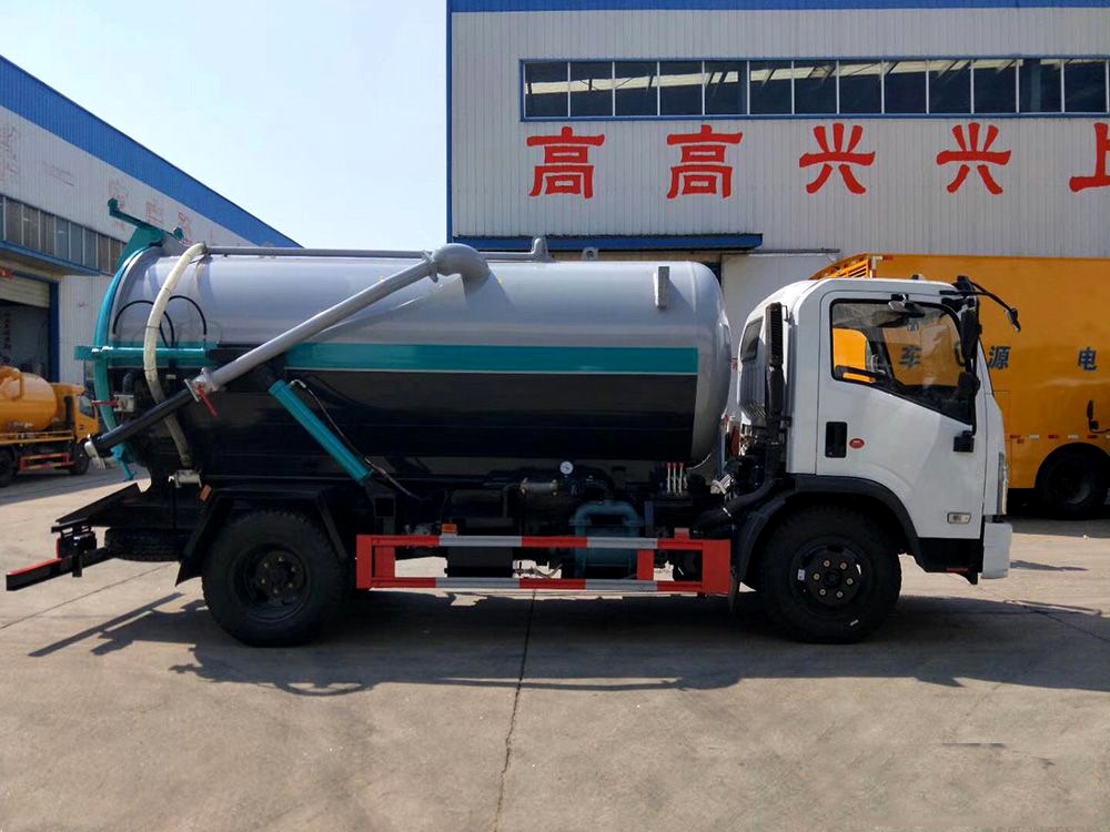 【8 Parties】 Veículo de Coleta de Esgoto Dongfeng D7
