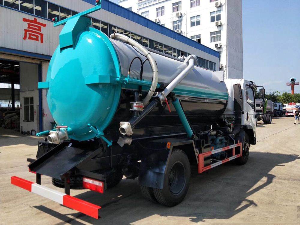 【8 Parties】 Veículo de Coleta de Esgoto Dongfeng D7
