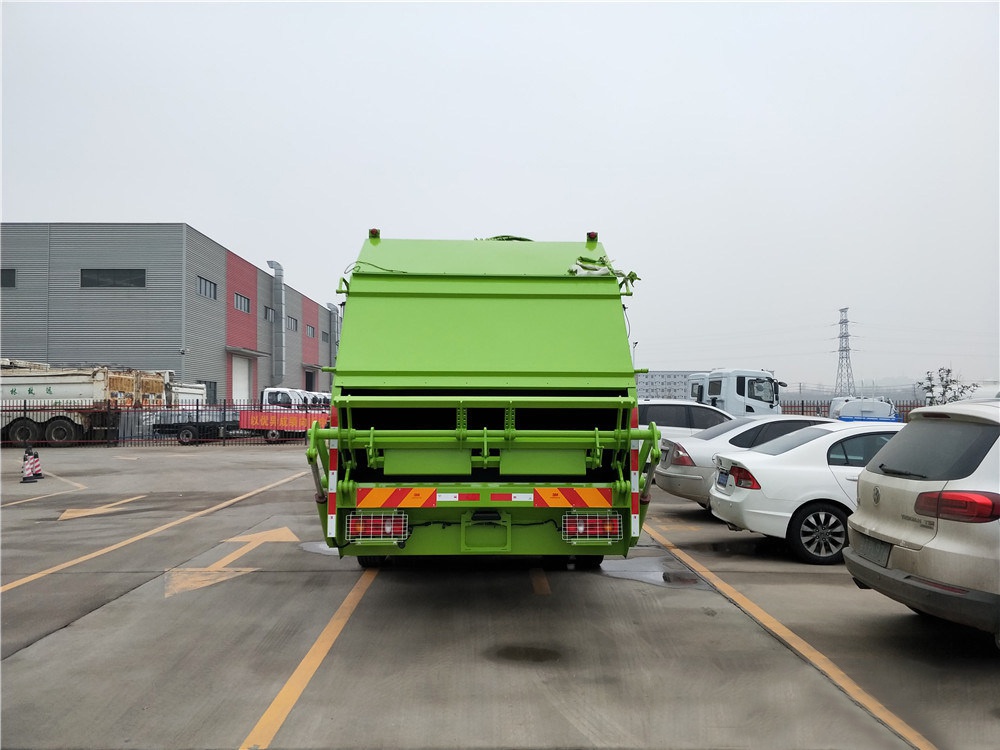 【14 cubicos】Modelo de Caminhão de Lixo Comprimido Dongfeng Tianjin