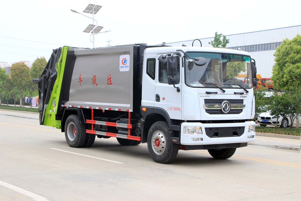 【10 metros cúbicos】Caminhão de Lixo Comprimido Dongfeng D9