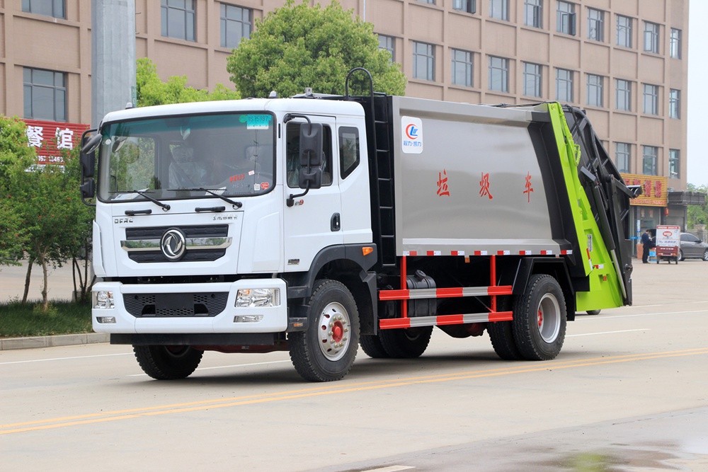 【10 metros cúbicos】Caminhão de Lixo Comprimido Dongfeng D9