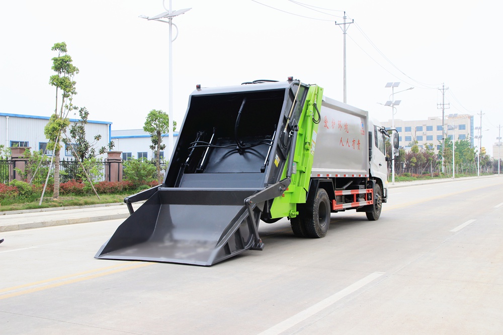【10 metros cúbicos】Caminhão de Lixo Comprimido Dongfeng D9