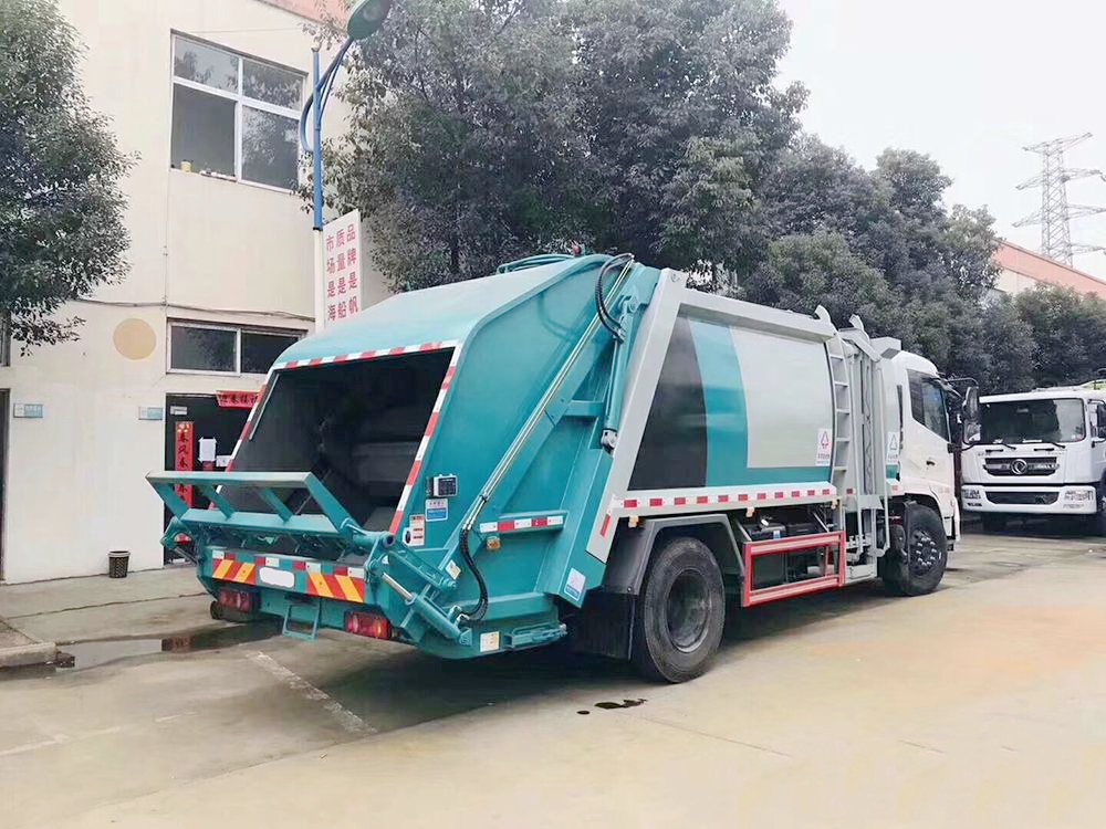 【Caixa 5+10】 Caminhão de Entrega Dongfeng Tianjin Tipo 6 para Coleta de Lixo