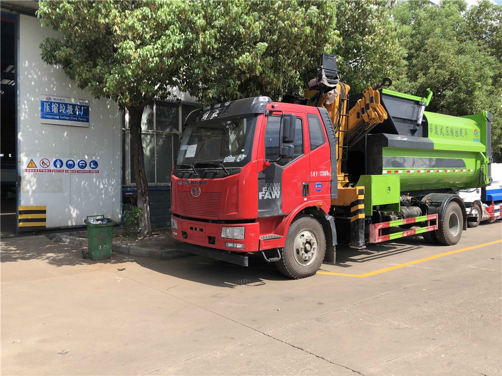 【12 Partes】 Instalação de Caminhão de Lixo Comprimido Liberation J6L