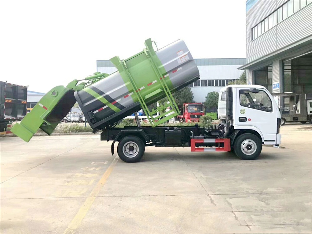 【6 Parties】 Veículo de Coleta de Resíduos de Cozinha Dongfeng D6