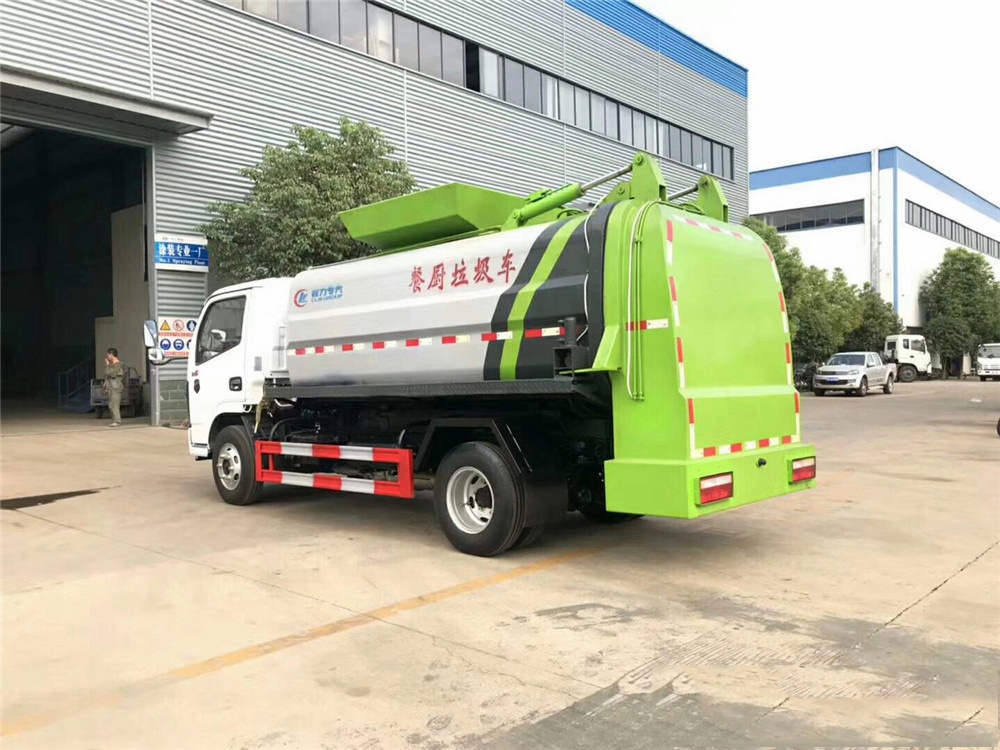【6 Parties】 Veículo de Coleta de Resíduos de Cozinha Dongfeng D6