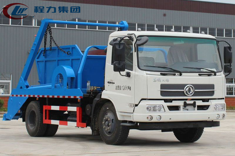 【Capacidade cúbica 12】 Caminhão de Entrega Dongfeng Tianjin com braço oscilante