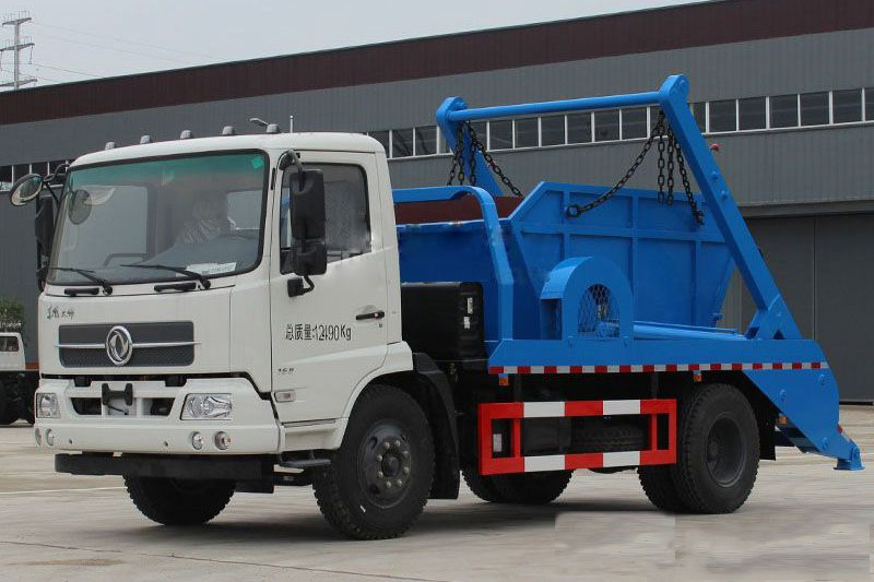 【Capacidade cúbica 12】 Caminhão de Entrega Dongfeng Tianjin com braço oscilante