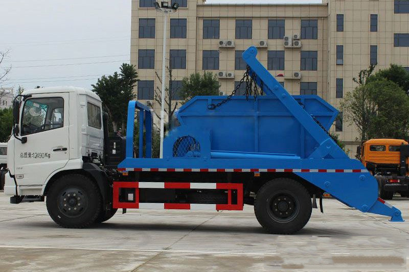 【Capacidade cúbica 12】 Caminhão de Entrega Dongfeng Tianjin com braço oscilante