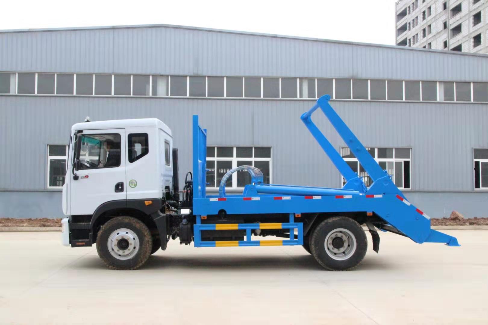 【10 cúbicos】 Caminhão de lixo Dongfeng D9 com braço articulado