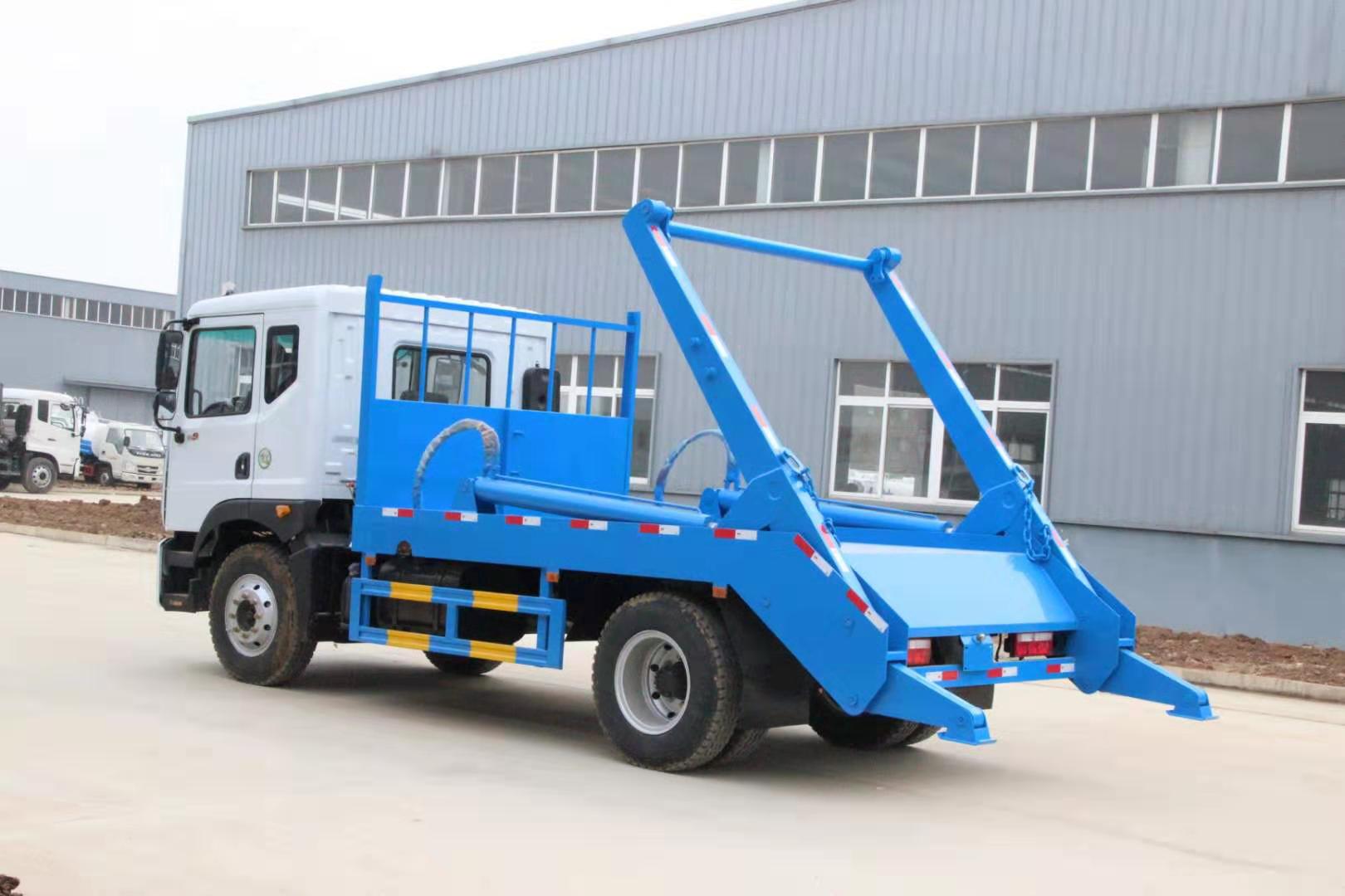 【10 cúbicos】 Caminhão de lixo Dongfeng D9 com braço articulado