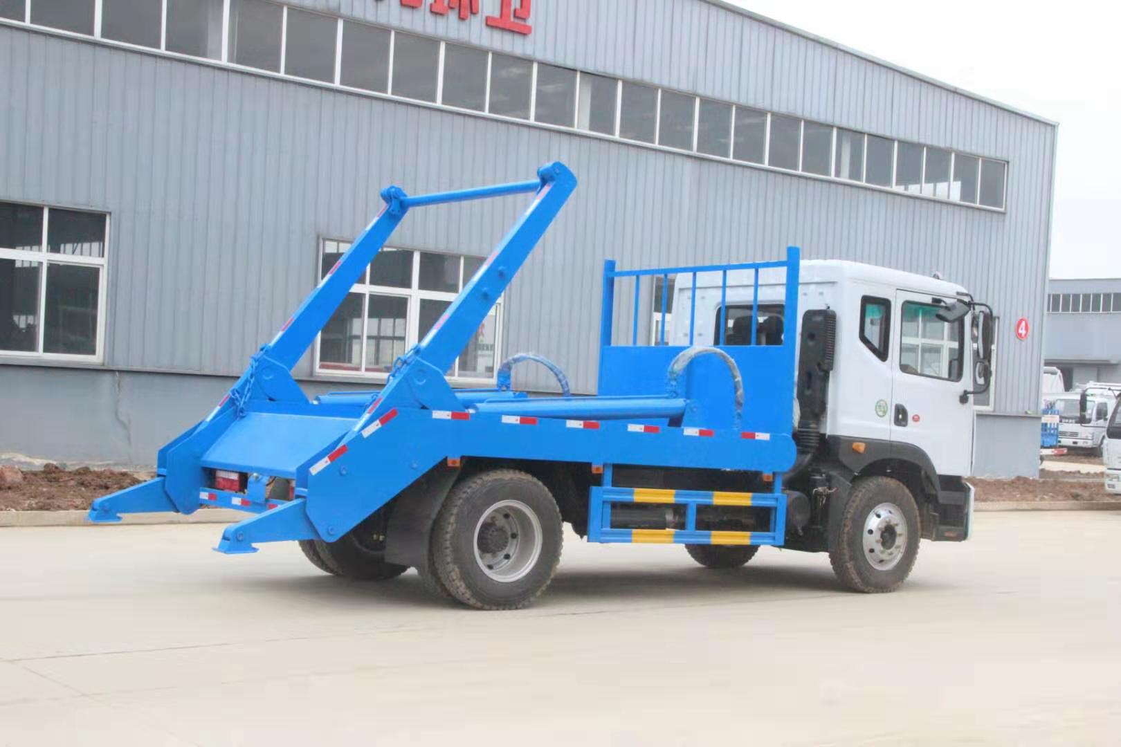 【10 cúbicos】 Caminhão de lixo Dongfeng D9 com braço articulado