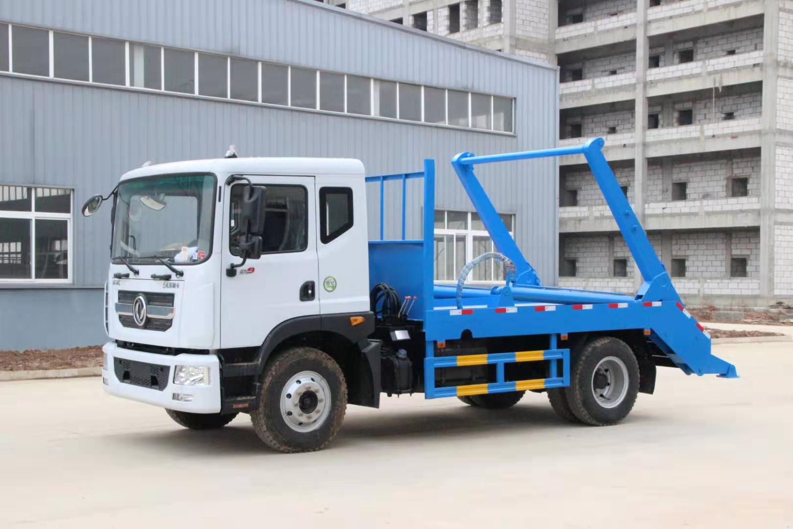 【10 cúbicos】 Caminhão de lixo Dongfeng D9 com braço articulado