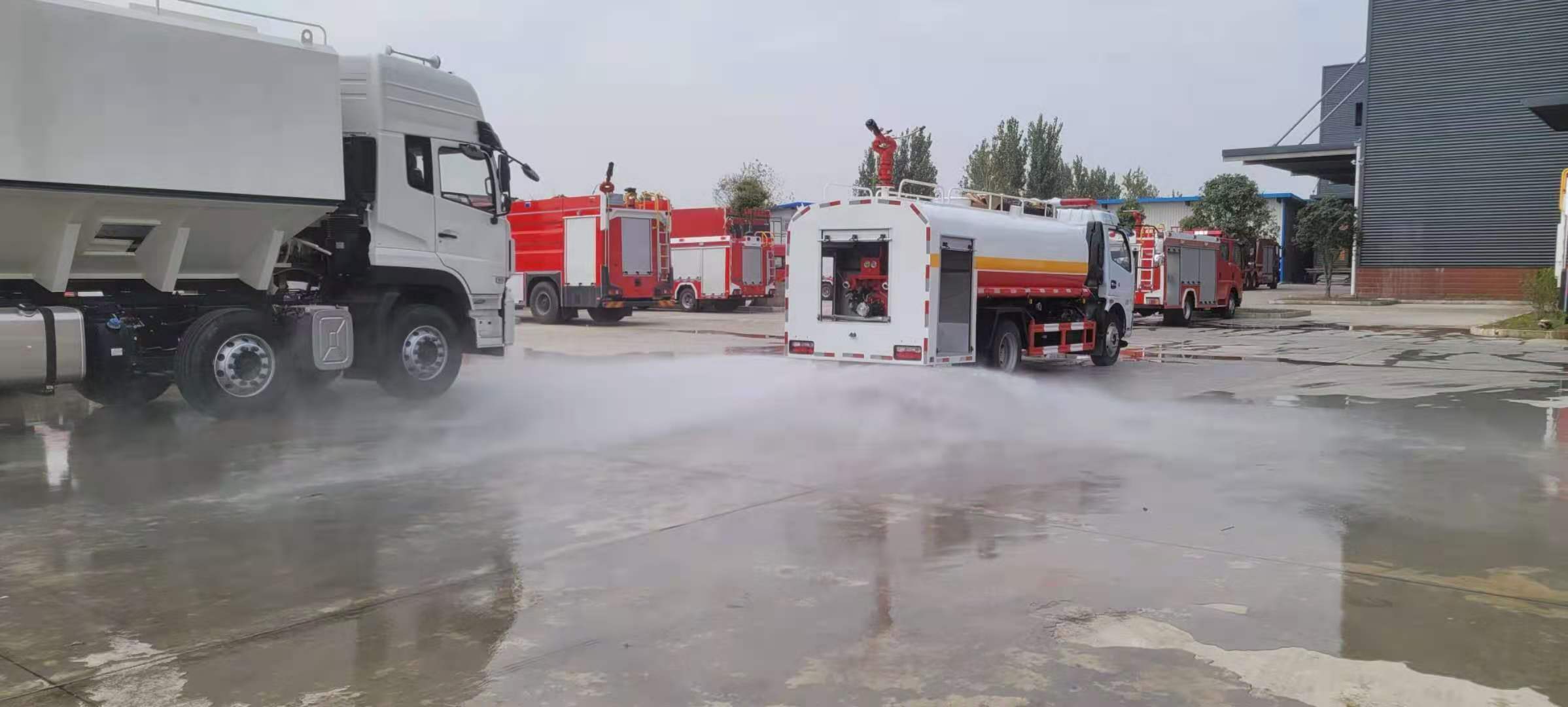Dongfeng Dolica 8-ton caminhão tanque de incêndio