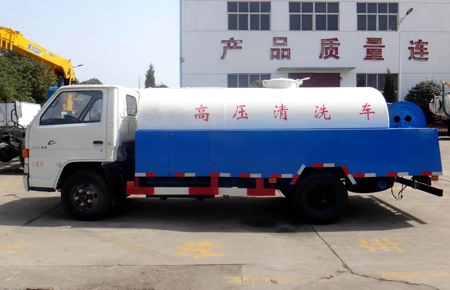 Veículo de limpeza a alta pressão Jiangling Blue Plate