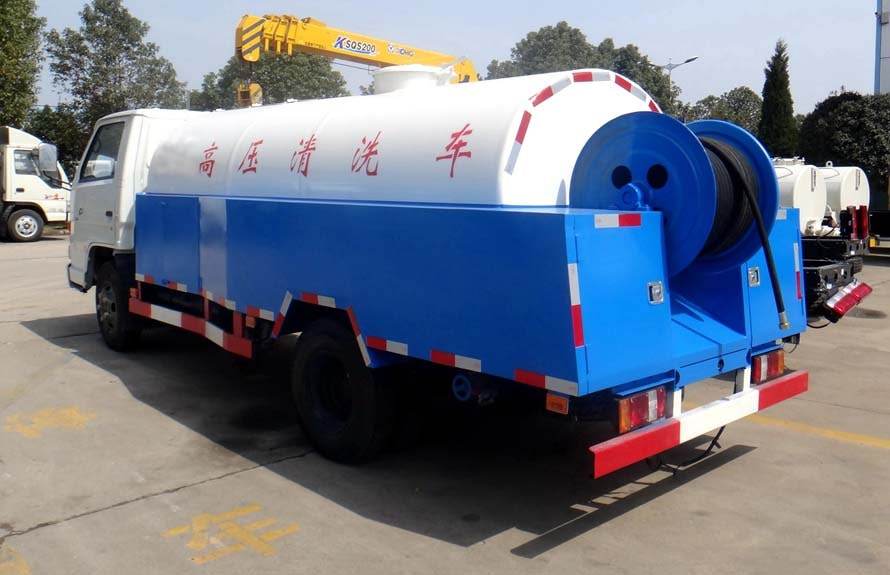 Veículo de limpeza a alta pressão Jiangling Blue Plate