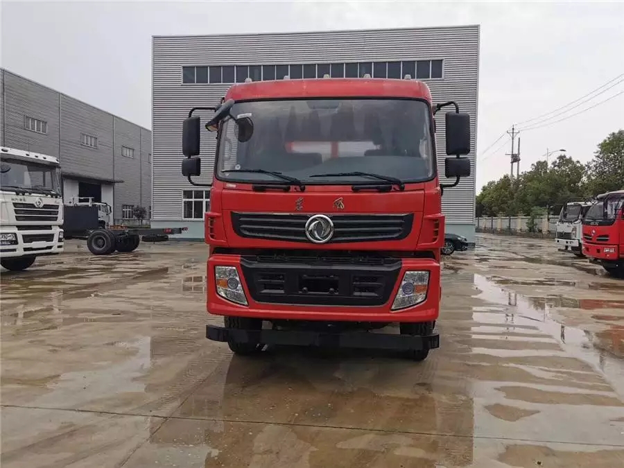 Caminhão de chão plano de eixos duplos traseiros Dongfeng