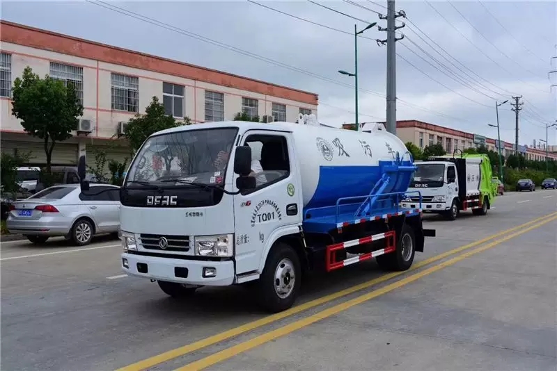 Caminhão de sucção de esgoto Dolica de 5 toneladas da Dongfeng
