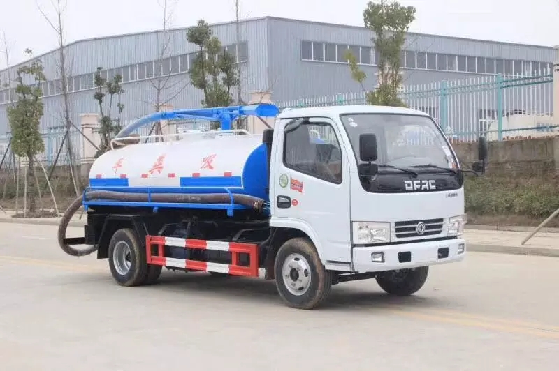 Veículo de Coleta de Esgoto Dongfeng Xiaodurika 5 toneladas