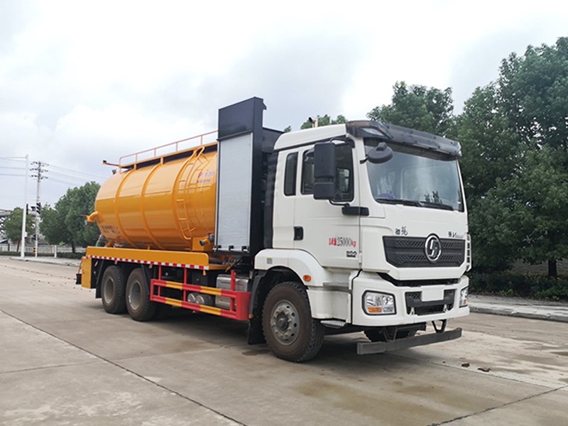 Remoção de limpeza e esgoto Shaanxi Auto Delong (com ventilador auxiliar)