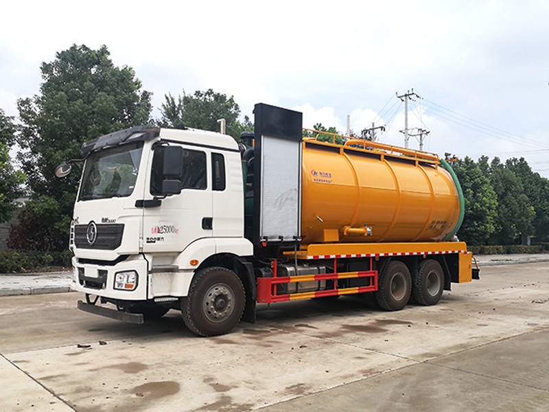 Remoção de limpeza e esgoto Shaanxi Auto Delong (com ventilador auxiliar)