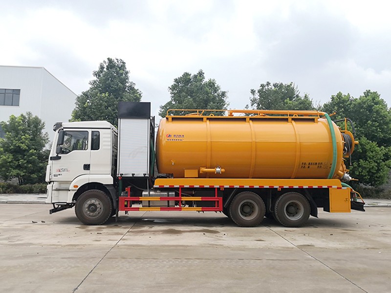 Remoção de limpeza e esgoto Shaanxi Auto Delong (com ventilador auxiliar)