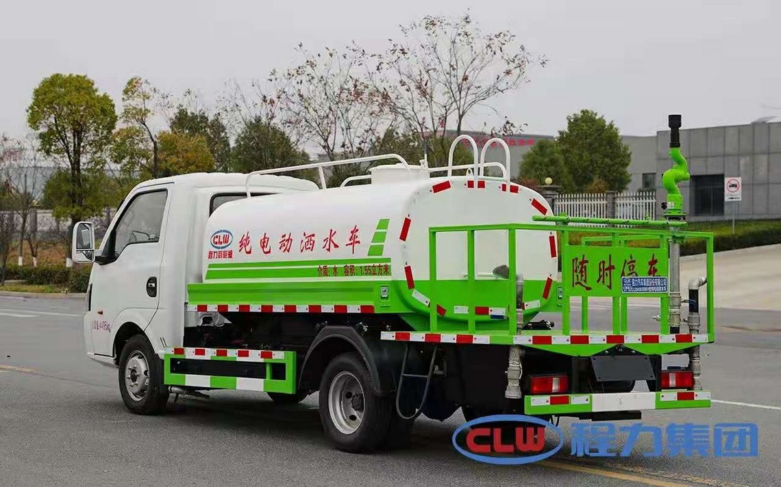 Caminhão de água todo elétrico de 3 rodas Dongfeng Huashen