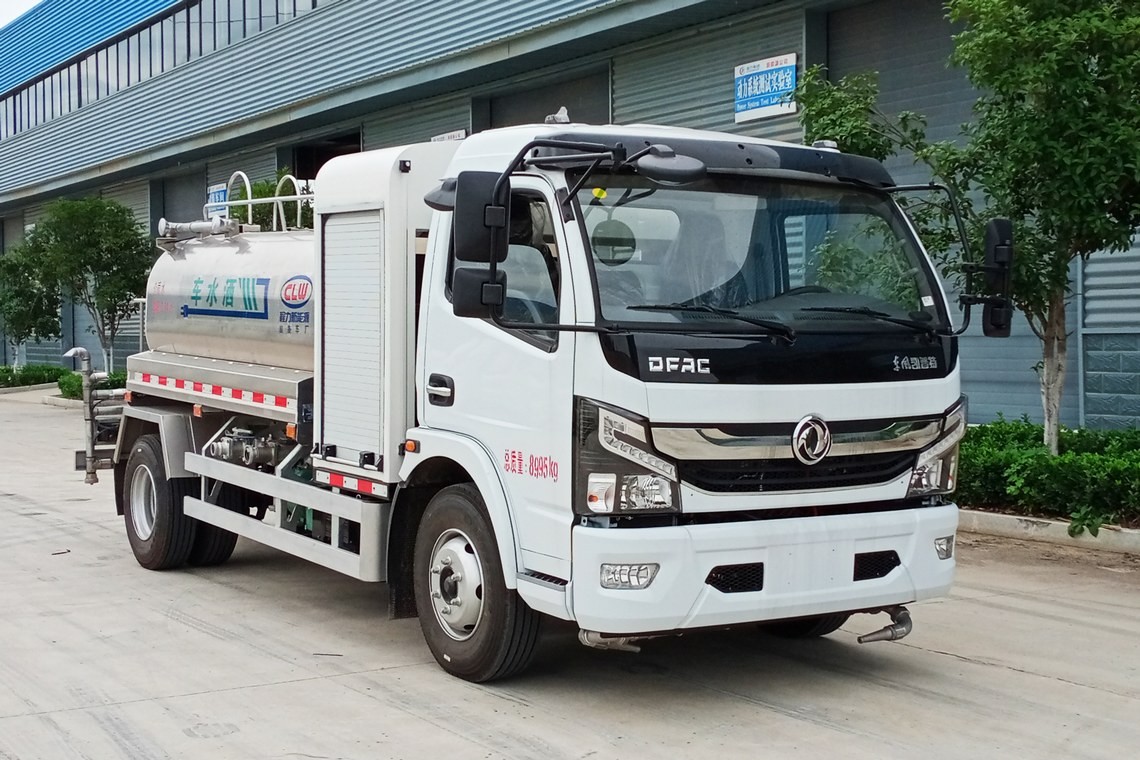 Caminhão-tanque elétrico Dongfeng Kapte de 5 cilindros elétrico de água