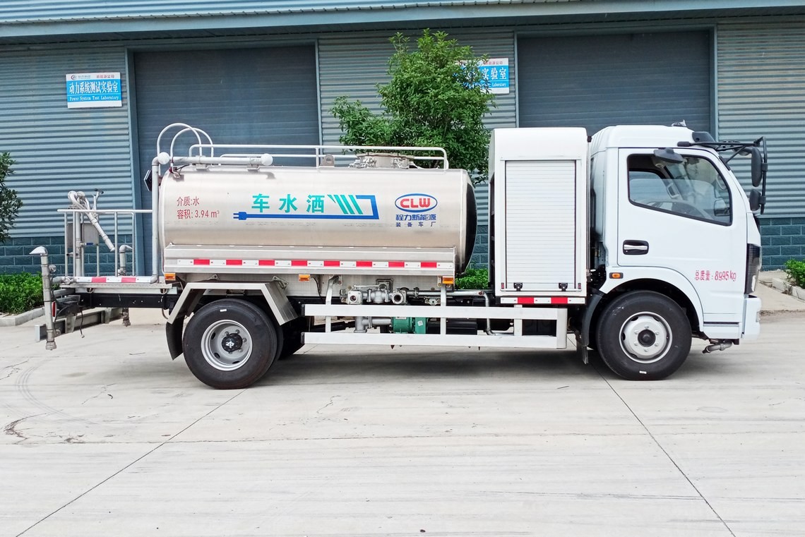 Caminhão-tanque elétrico Dongfeng Kapte de 5 cilindros elétrico de água