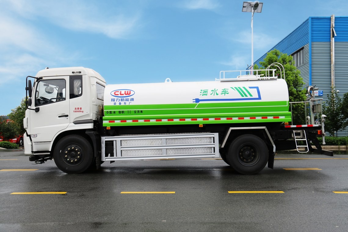Caminhão de água pulverizadora elétrica Dongfeng Tianjin de 10 m³